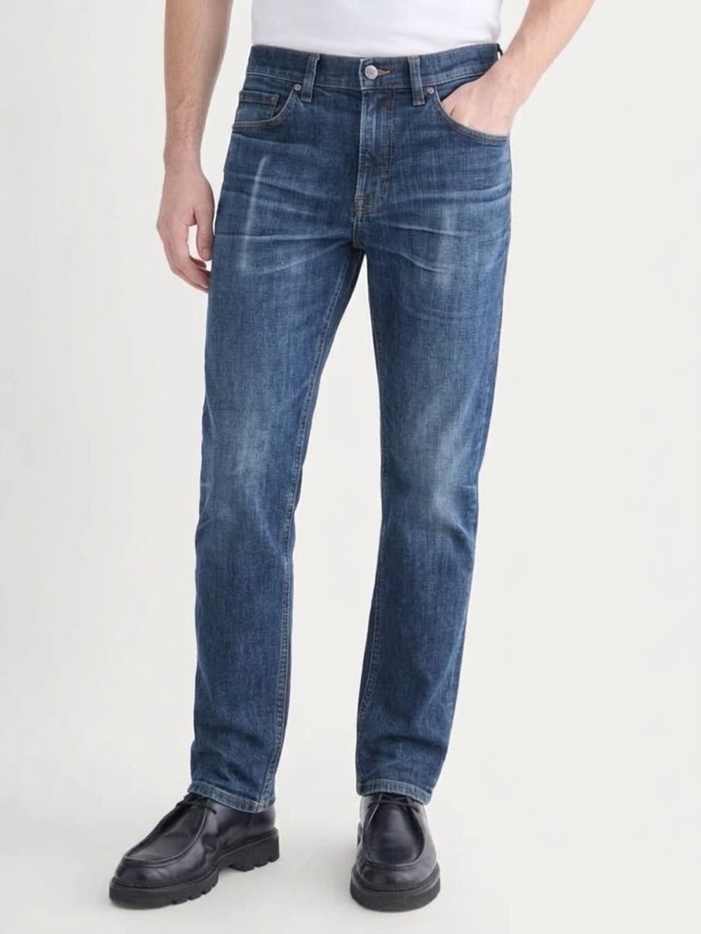 EVERLANE Men's Comfort Stretch 'The Slim Jean' - Medium Wash, Sz 30/30
